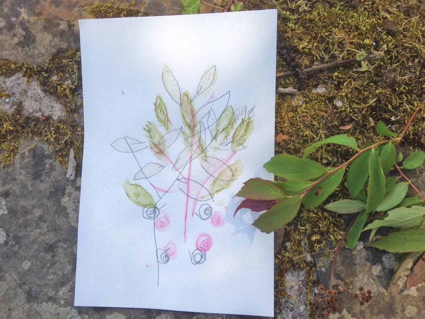 Aquarellmalerei für Anfängerinnen Aquarelllandschaft mit farbenfrohen Feldern und einem weiten Himmel.